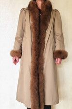 Pelzmantel rotfuchs - pelzmantel, /