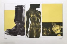 Peter SORGE Lithografie datiert 70 nummeriert 50/100 signiert