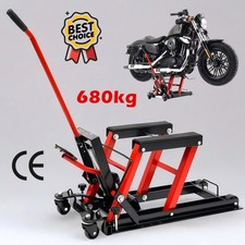 Hydraulic Motorrad Lift Red