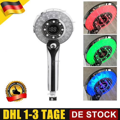 Led duschkopf farben - led,
