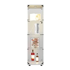 Vitrine aus Glas, stehend