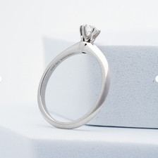 TIFFANY & CO SETTING VERLOBUNGSRING PLATIN 950 DIAMANT 0,28 CT E/VS1