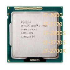 Intel Core i7-2600 i7-3770 i7-2600S i7-3770S i7-2700K LGA 1155 CPU Processor 