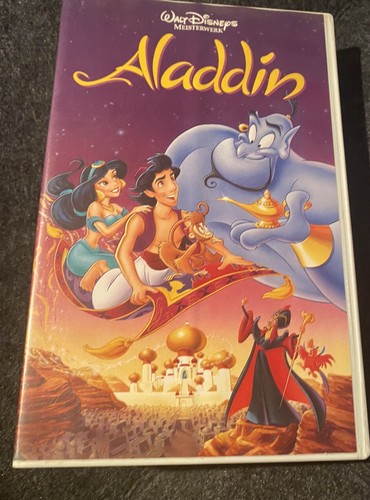 Vhs aladin walt disney - walt, mit