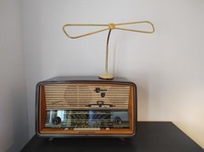 Hirschmann Libelle Röhrenradio TV Radio UKW Dipol Antenne antik retro