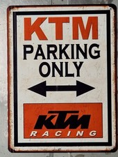 Vintage Blechschild KTM