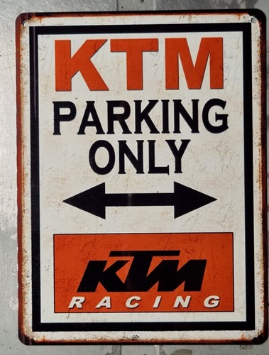 Vintage blechschild ktm - vintage,
