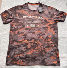 Herren Under Armour - Project Rock FREEDOM T-Shirt - Gr. XL - Neu