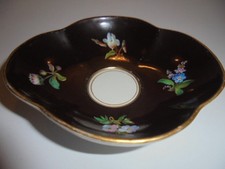 Meissen Meissner Untertasse Eduard Julius Braunsdorf. 19. Jhdt 1. Wahl