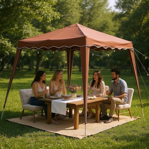 Pavillon gartenzelt 3x3 falt - 3x3,