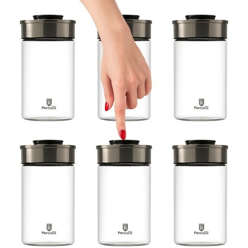 Vakuum vorratsdosen glas 6er - vakuum,