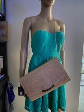 Luxus Clutch Gold Abendtasche