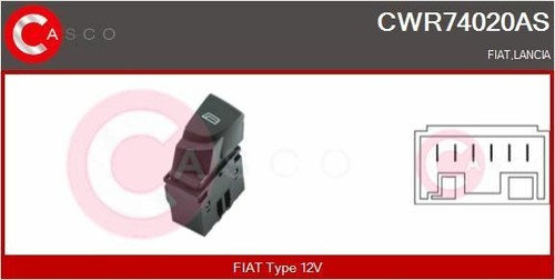 Fensterheberschalter für fiat - für,