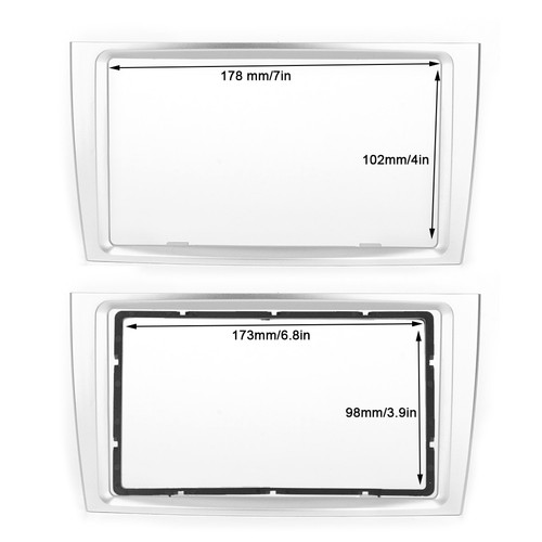 Zoll din autoradio blende - 2-din, autoradio-blende
