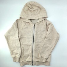 Vintage ESPRIT Kinderjacke Gr. 128/134 für Mädchen Beige mit Kapuze Top Zustand