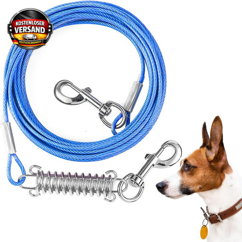 Hundeleine mit federhaken - federhaken, 6m