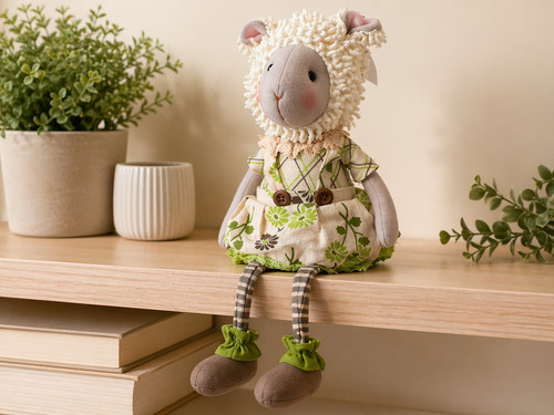 Kantenhocker schaf deko stoff - deko,