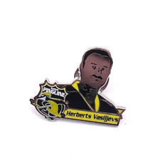 Krefeld Pinguine Herberts Vasiļjevs Pin Logo Deutschland DEL Eishockey #245