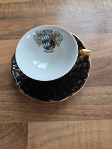 Vintage mocca gedeck porzelan - vintage,
