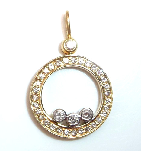 Anhänger kreis 750 - 750, gold
