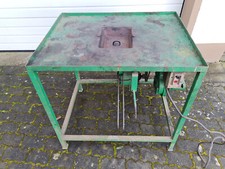 Schmiedeesse, Schmiedefeuer mit Rauchfang, Gebläse, Eigenbau