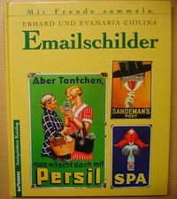 Emailschilder Blechschilder und Reklame Werbung Battenberg Email Buch Book 2003