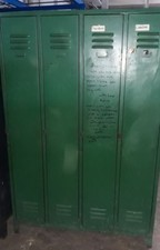 SPIND METALLSCHRANK VINTAGE Industrie Design Blechspind Metall Schrank Christine