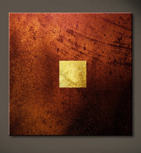 Gold leinwand bild - 24,