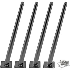 Metall Tischbeine Schwarz 72cm