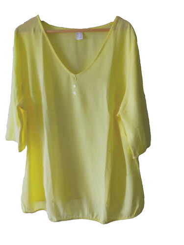 Sommerbluse tunika gelb gr - tunika,
