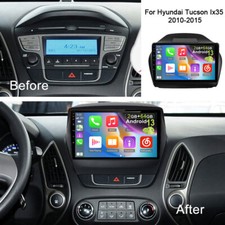 4+64GB Android 13 Für Hyundai ix35 Tucson 2009-2015 AUTORADIO GPS NAVI WIFI SWC