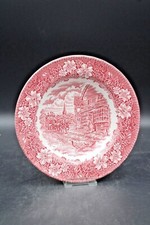 Royal Tudor Ware Coaching Taverns rot Suppenteller Teller Porzellan Ø 22,5 cm