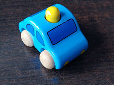 Goki Polizei Auto Sirene Babyauto Babywagen Holz Kleinkind Baby