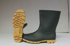 Gummistiefel Stiefel Arbeitsstiefel Regenstiefel Grün kurz Gr. 39