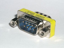 Gender Changer M / M     Stecker / Stecker   9 polig  male / male  SUB-D Adapter