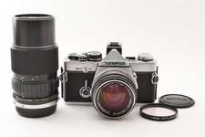 🌸2 Objektiv [fast neuwertig] Olympus OM-2N Filmkamera 50 mm f1,4 + 75-150...