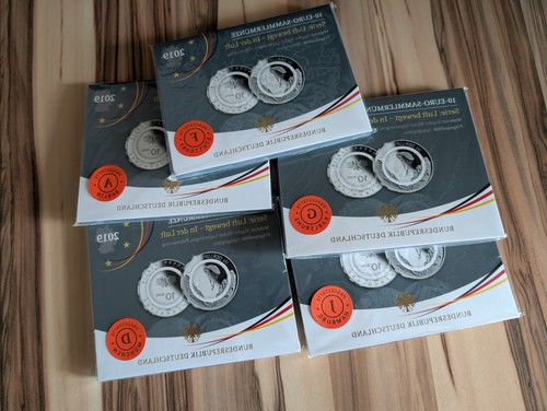 Euro gedenkmünze luft - 10,