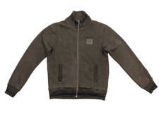 D&G DOLCE GABBANA Sweatshirt Full Zip Herren M Braun Baumwollmischung Jacke