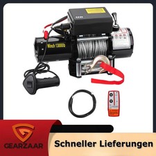 Elektrische Seilwinde Motorwinde 4500W 12V 4,5 kW Funk 5909KG 13000LBS 13000LBS