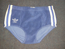 adidas frottee Sprinter Sporthose Fitness 80er blau original VINTAGE gym shorts