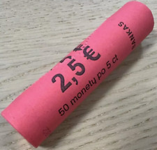 Litauen 2015 5 Cent Stempelglanz Münzrolle. 50 Münzen x 5 Eurocent