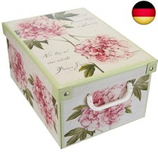 Aufbewahrungsbox aus Karton mit Deckel - S - 25x35x17,5 cm, Geschenkbox aus