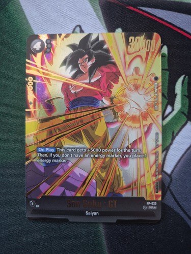 Son goku 022 promo card - gt,