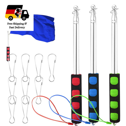 Teleskop fahnenmast set - teleskop,