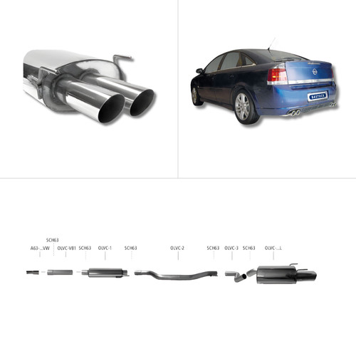 Bastuck komplettanlage opel - -,