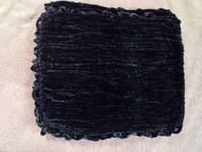 Trachtentuch, Schal, Schultertuch, schwarz, 36x120cm,  Nr. 11