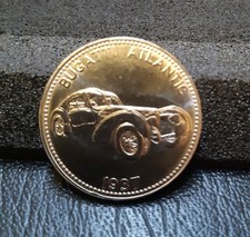 Münzen Shell Bugatti Atlantik