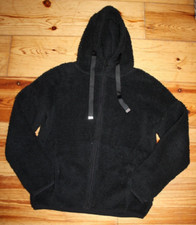 Plüsch Jacke * Gr. 38 * Blind Date * schwarz * flauschige Jacke mit Kapuze