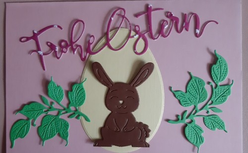 Stanzschablone hase - ", hase"