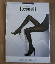 Wolford Velvet de luxe 66 Strumpfhose, grape wine, Large, neu und unbenutzt